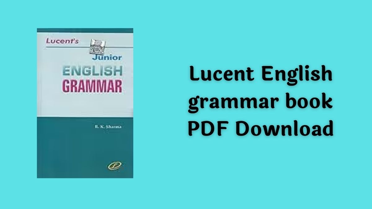 Lucent English grammar book PDF Download